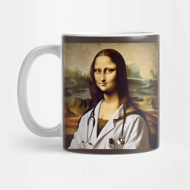 Mona Lisa, M.D.: Celebrating Doctors' Day by Edd Paint Something